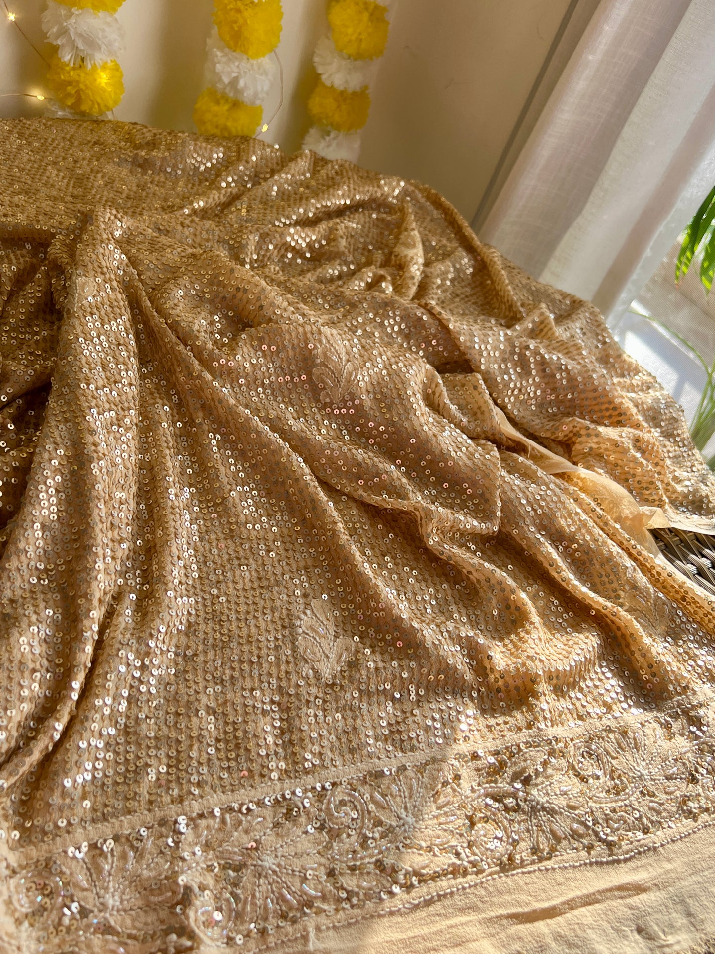 Ruhani Golden Luxurious Wedding Anarkali